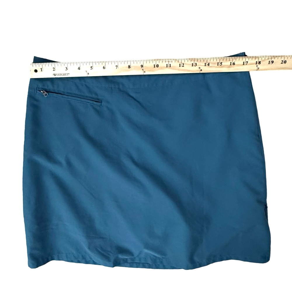 Patagonia Duway Skort Women's Teal A-Line Skirt - Picture 4 of 8